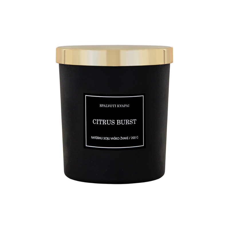 Sojų vaško žvakė „Citrus Burst“